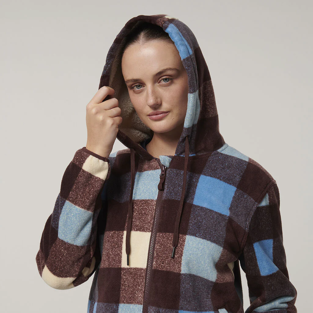 Hard Yakka Womens Check Zoodie (Y08522) - Image 10