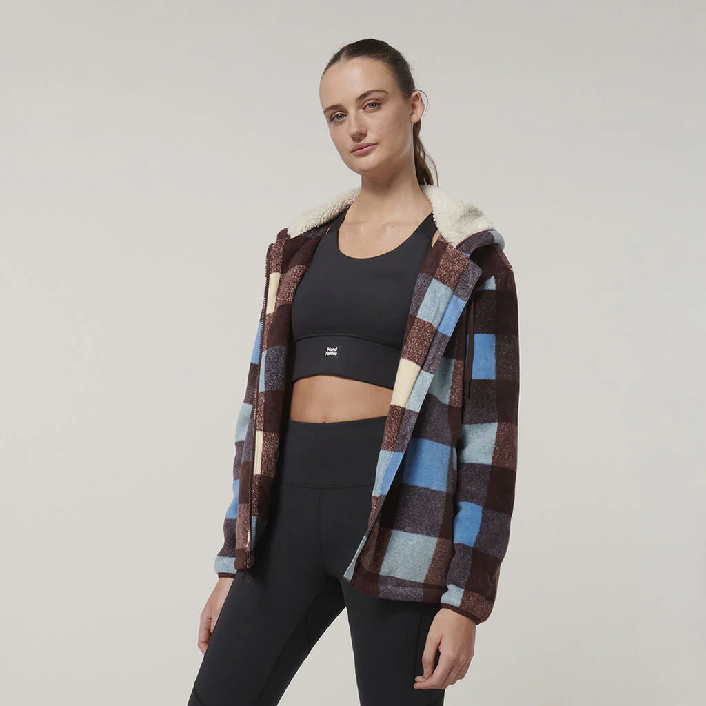 Hard Yakka Womens Check Zoodie (Y08522) - Image 11