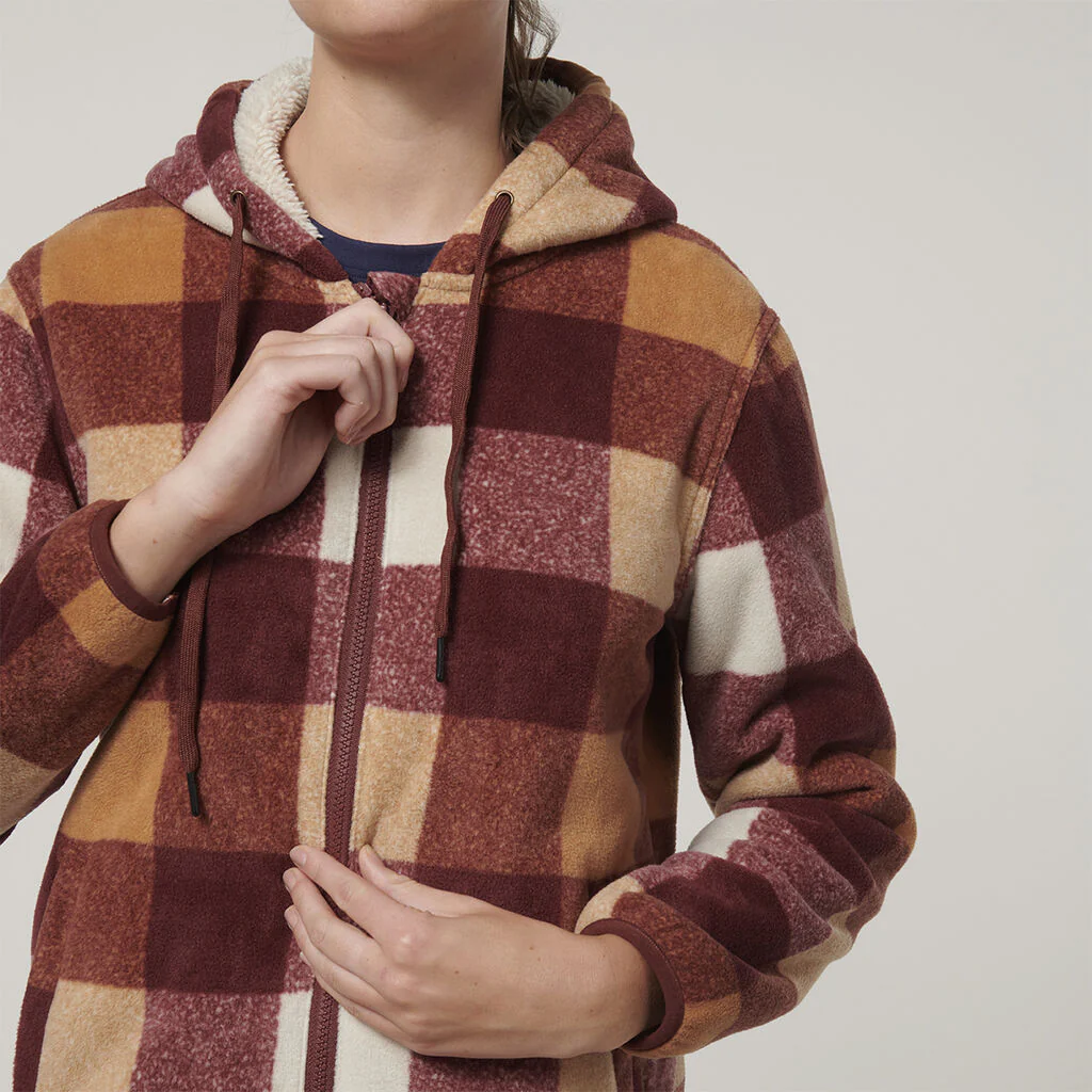 Hard Yakka Womens Check Zoodie (Y08522) - Image 22