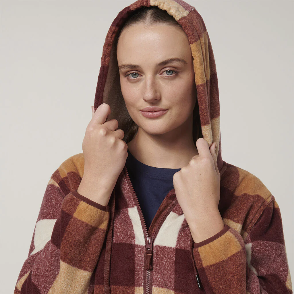 Hard Yakka Womens Check Zoodie (Y08522) - Image 25