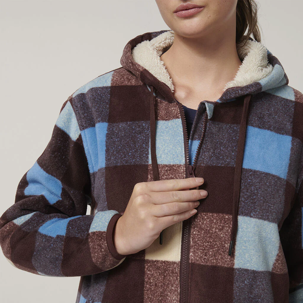 Hard Yakka Womens Check Zoodie (Y08522) - Image 7
