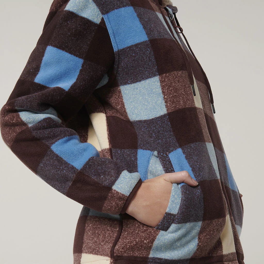 Hard Yakka Womens Check Zoodie (Y08522) - Image 8