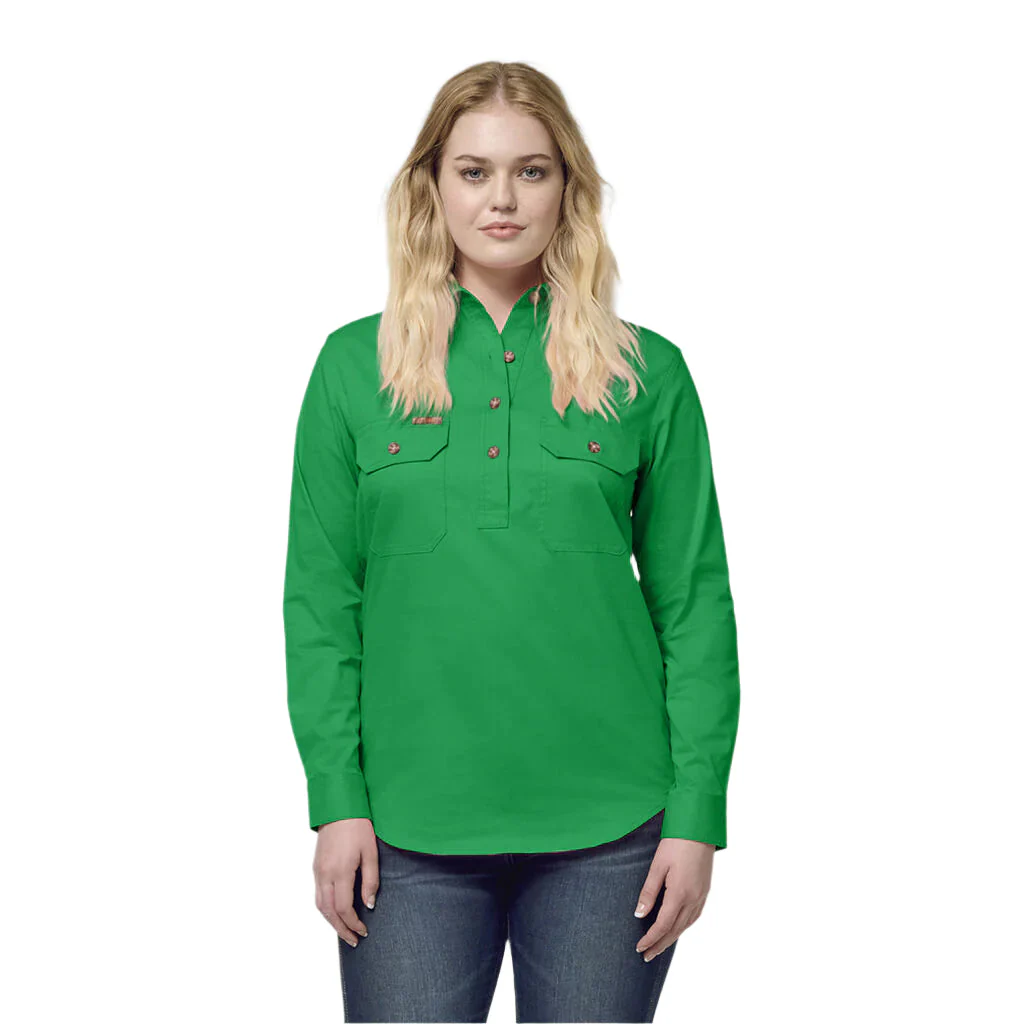 Hard Yakka Women'S Heritage Closed Front Drill Shirt (Y08399) - Image 26