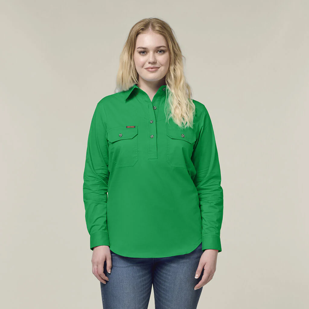 Hard Yakka Women'S Heritage Closed Front Drill Shirt (Y08399) - Image 27