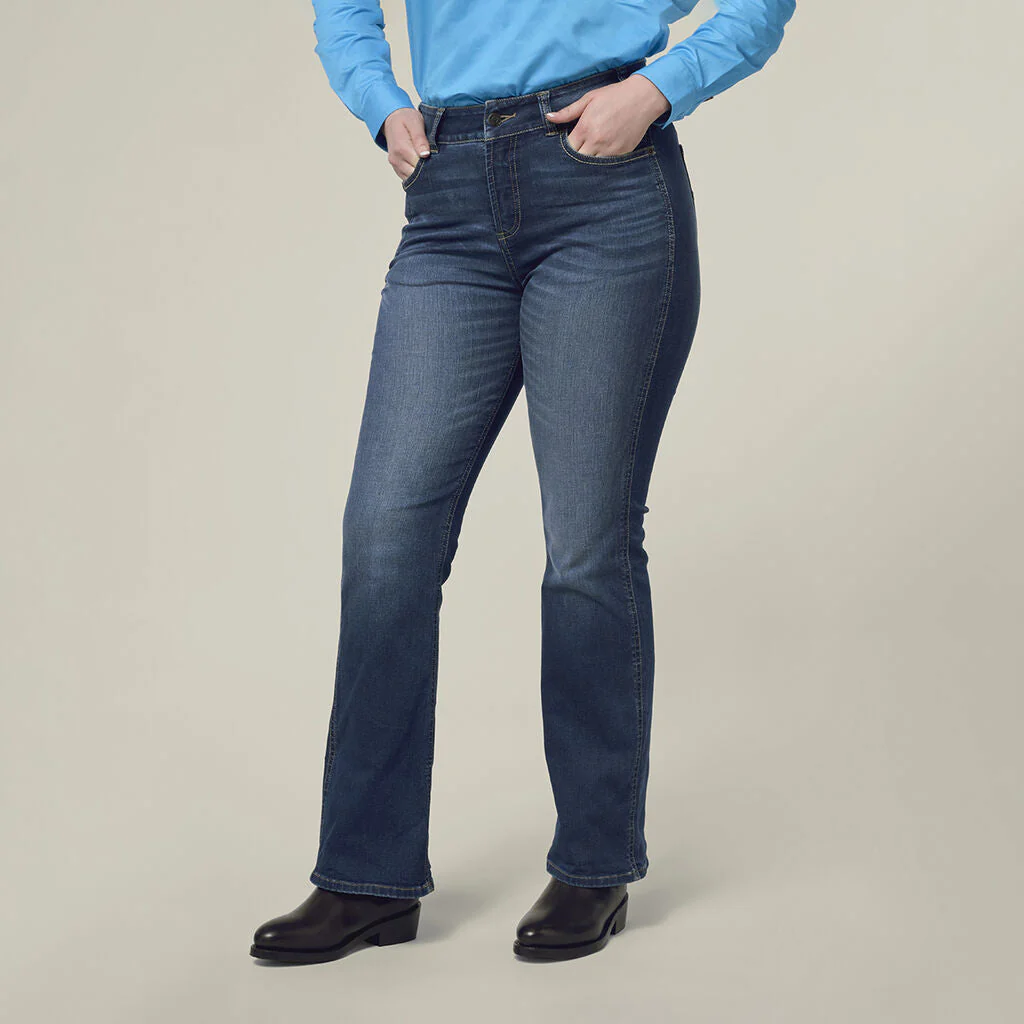 Hard Yakka Women's Mustang Bootcut Jeans (Y08107) - Image 2
