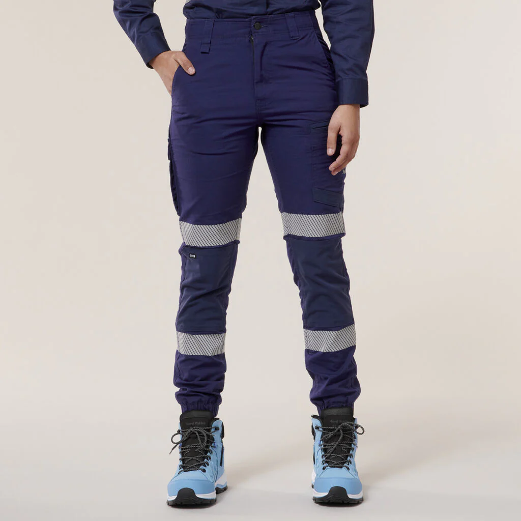 Hard Yakka Women’s Raptor Cuff Pant With Tape (Y08411) - Image 2