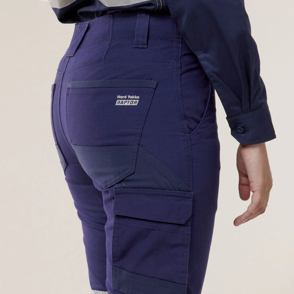 Hard Yakka Women’s Raptor Cuff Pant With Tape (Y08411) - Image 7