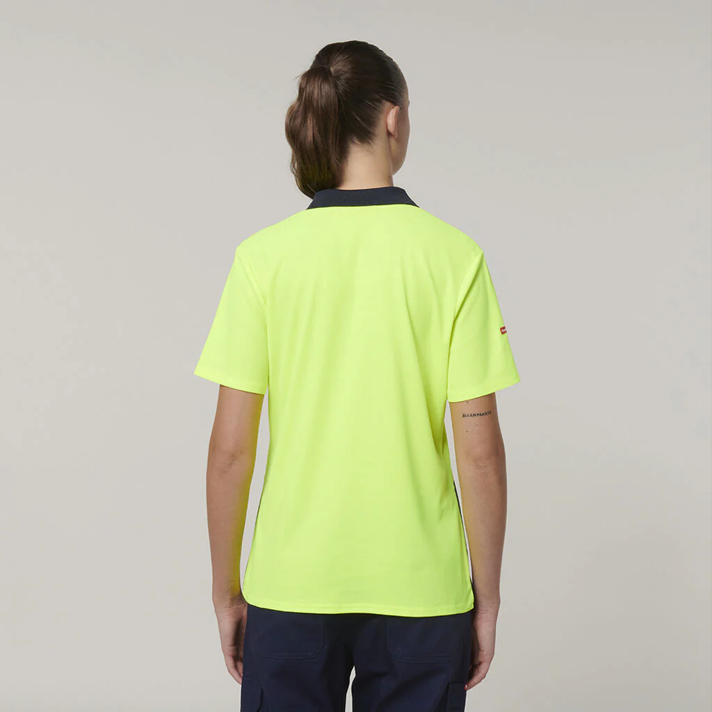 Hard Yakka Women's Short Sleeve Hi Vis Polo (Y08601) - Image 12