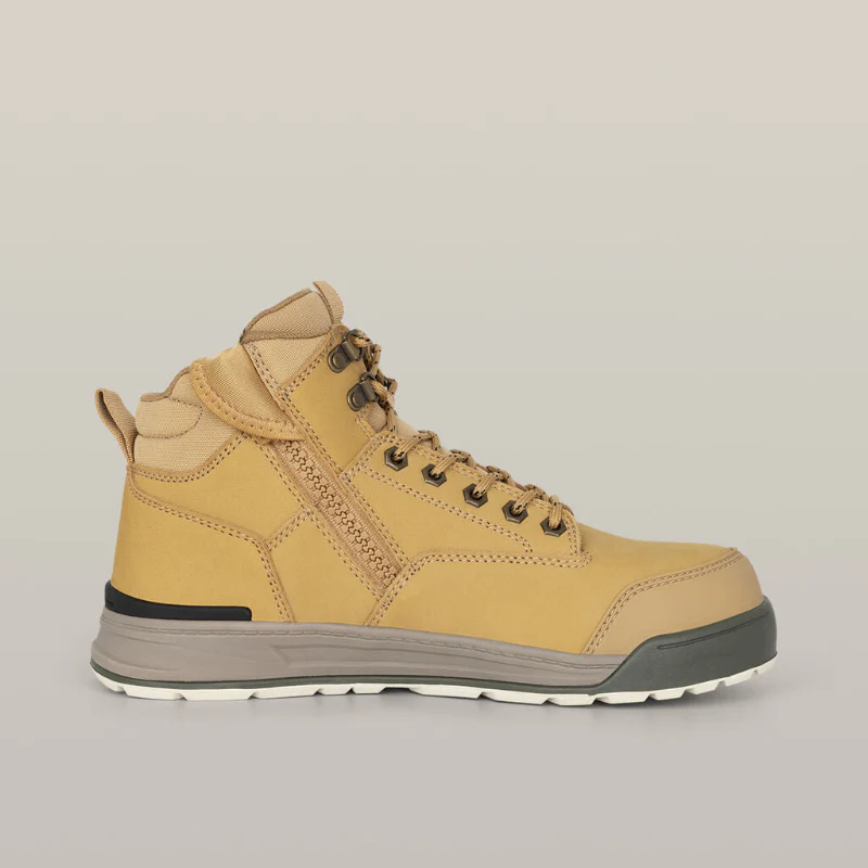 Hard Yakka 3056 Lace Up & Side Zip Steel Toe Safety Boot (Y60200) - Image 8