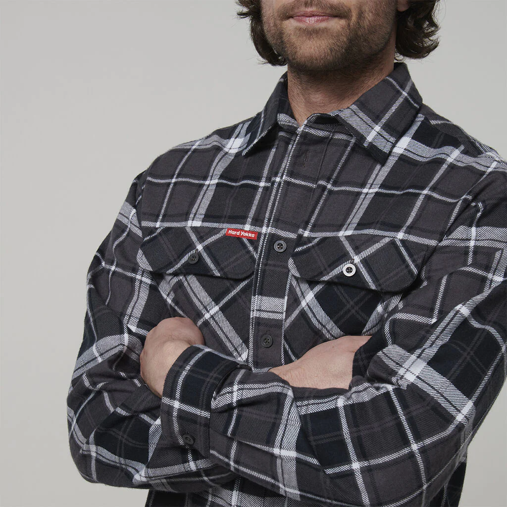 Hard Yakka Long Sleeve Check Flannel (Y07752) - Image 18