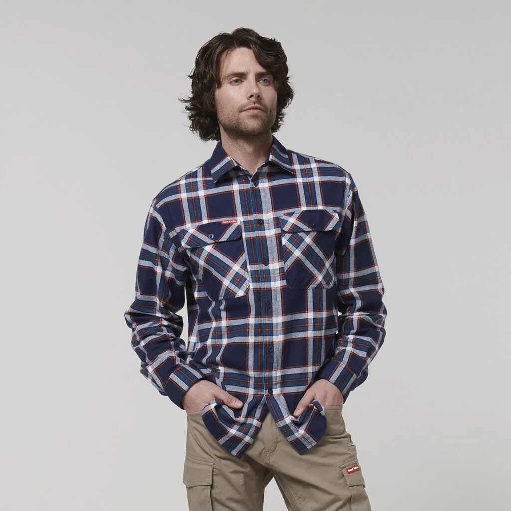 Hard Yakka Long Sleeve Check Flannel (Y07752) - Image 27