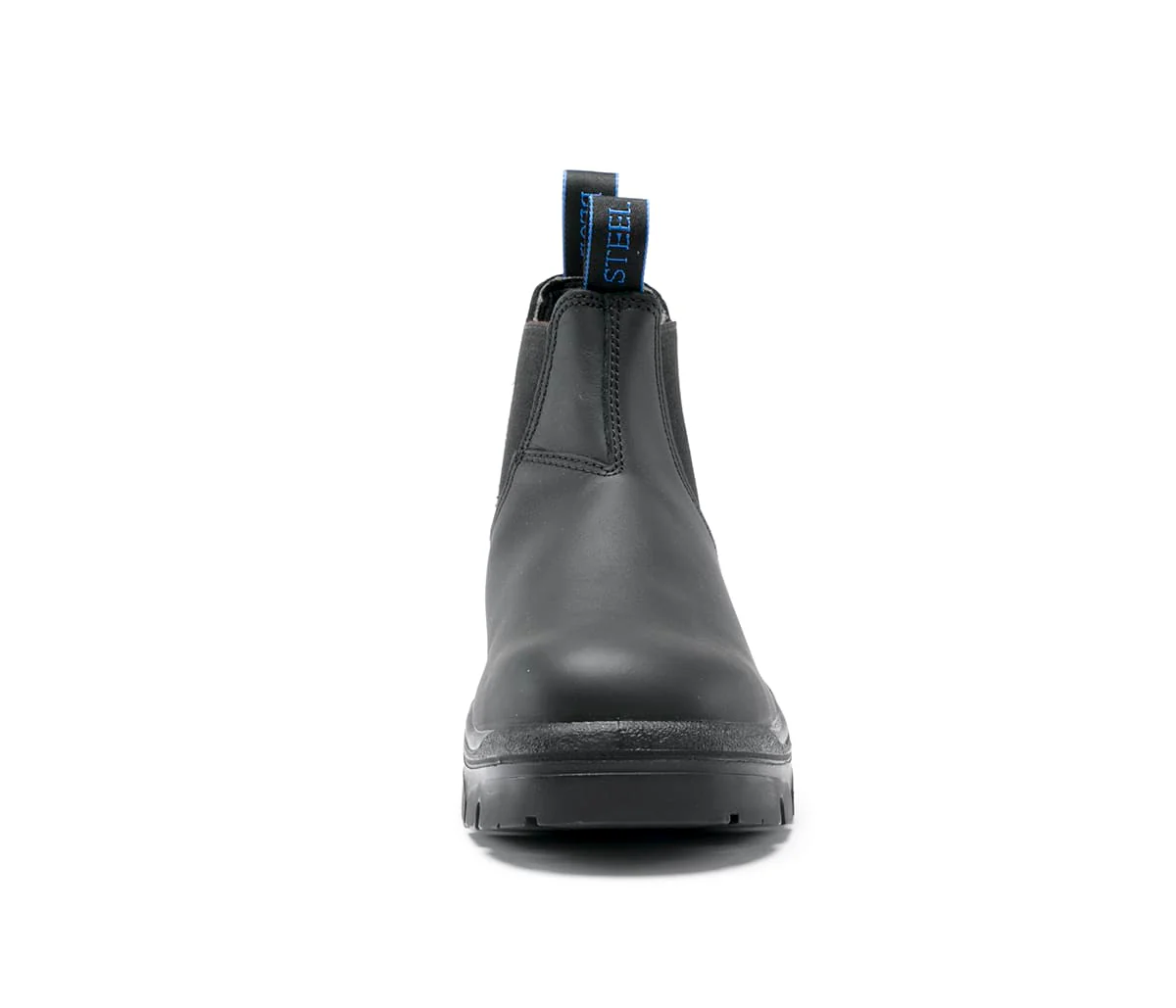 Steel Blue Hobart Men's Elastic Sided Pull On Safety Boot (312101) - Image 10