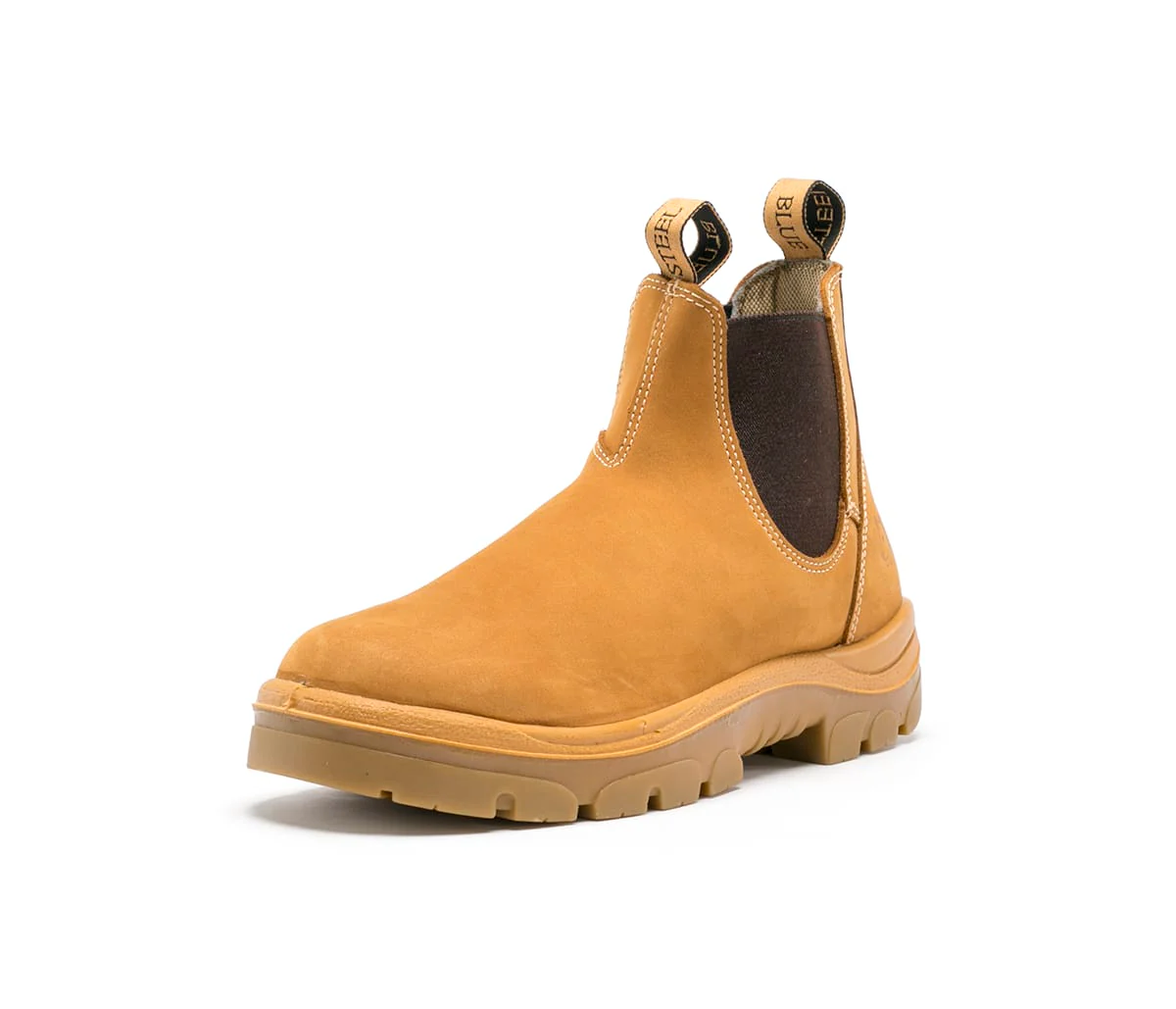 Steel Blue Hobart Men's Elastic Sided Pull On Safety Boot (312101) - Image 17