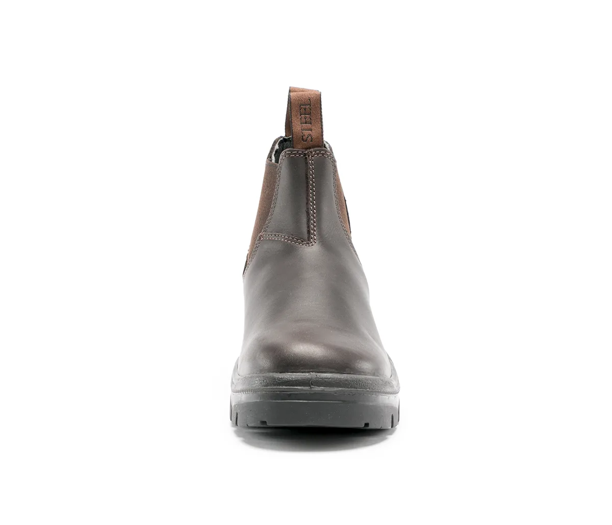 Steel Blue Hobart Men's Elastic Sided Pull On Safety Boot (312101) - Image 20