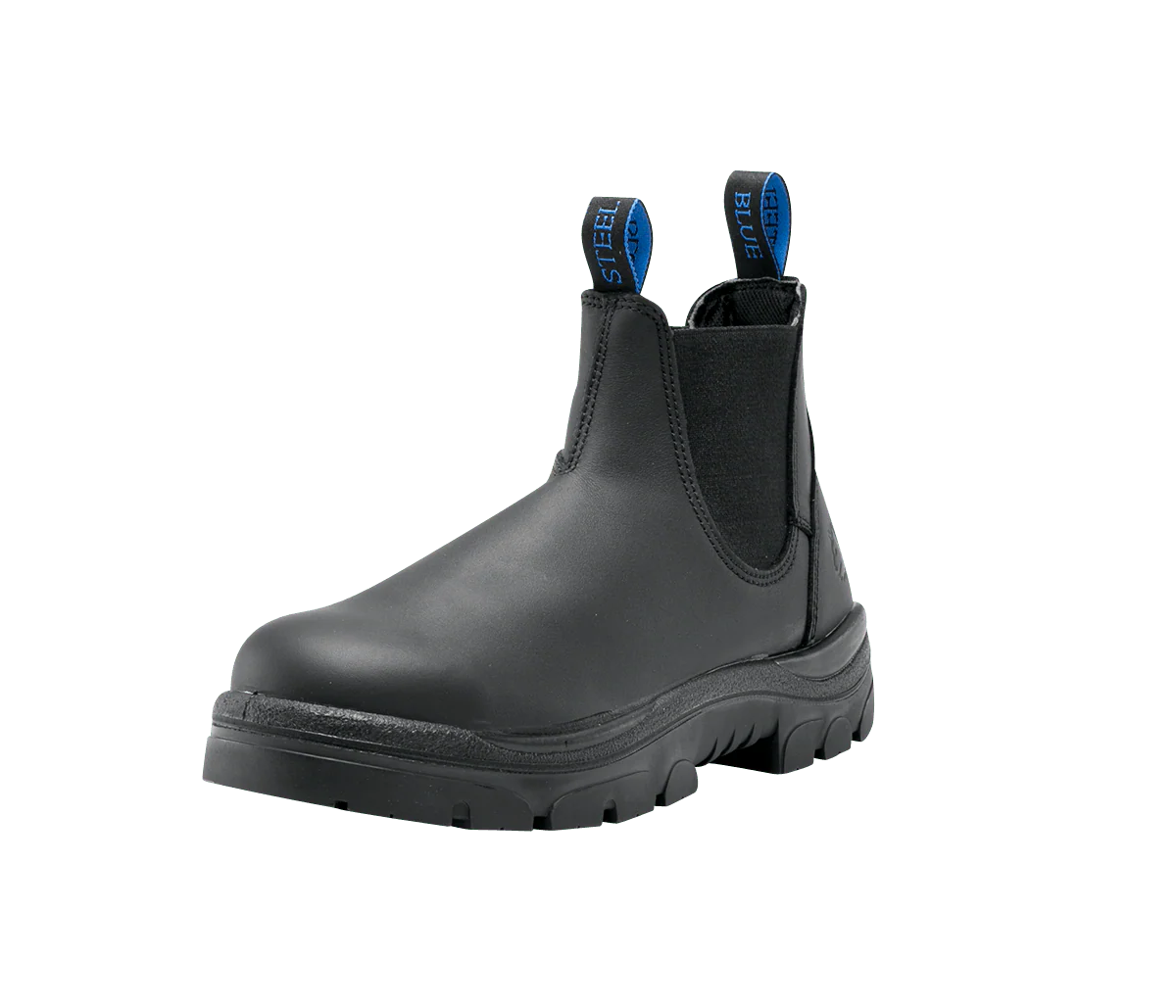 Steel Blue Hobart Men's Elastic Sided Pull On Safety Boot (312101) - Image 3