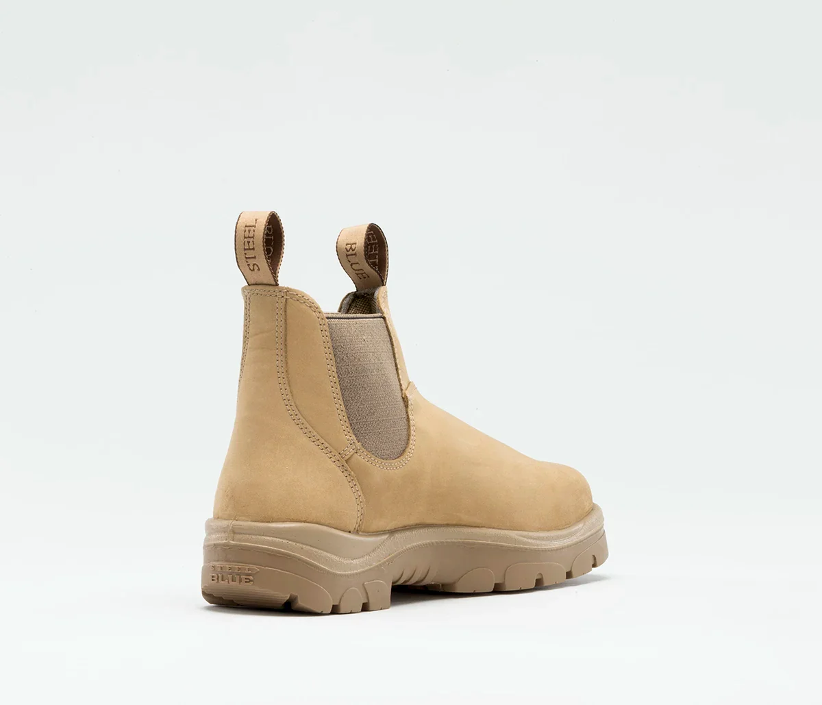 Steel Blue Hobart Men's Elastic Sided Pull On Safety Boot (312101) - Image 31