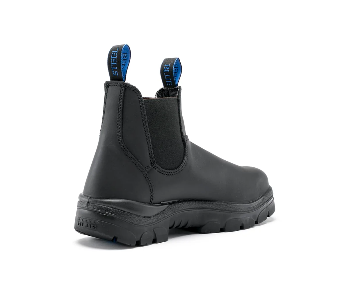 Steel Blue Hobart Men's Elastic Sided Pull On Safety Boot (312101) - Image 5