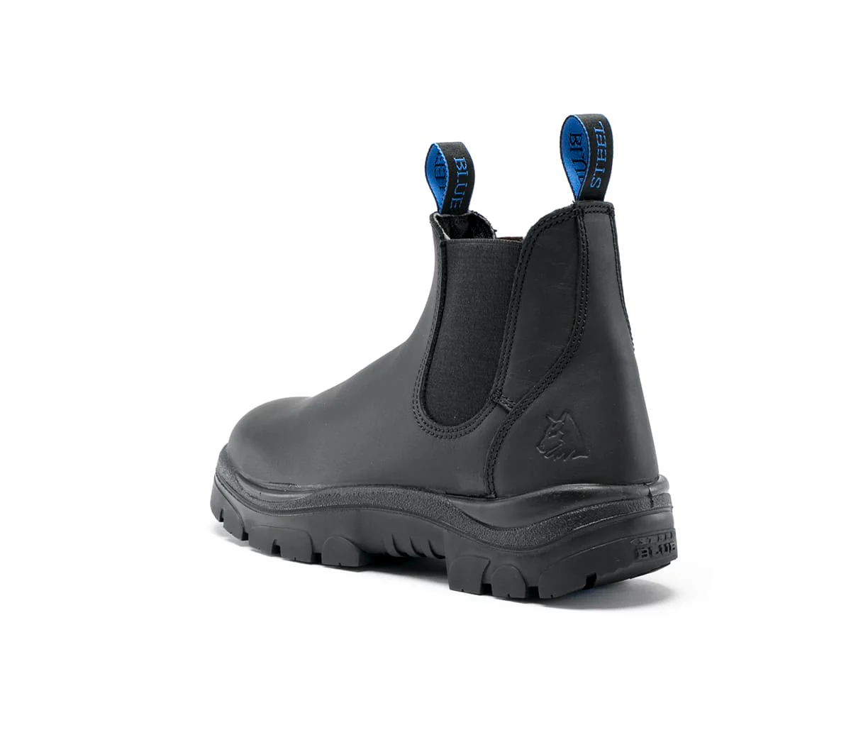 Steel Blue Hobart Men's Elastic Sided Pull On Safety Boot (312101) - Image 7