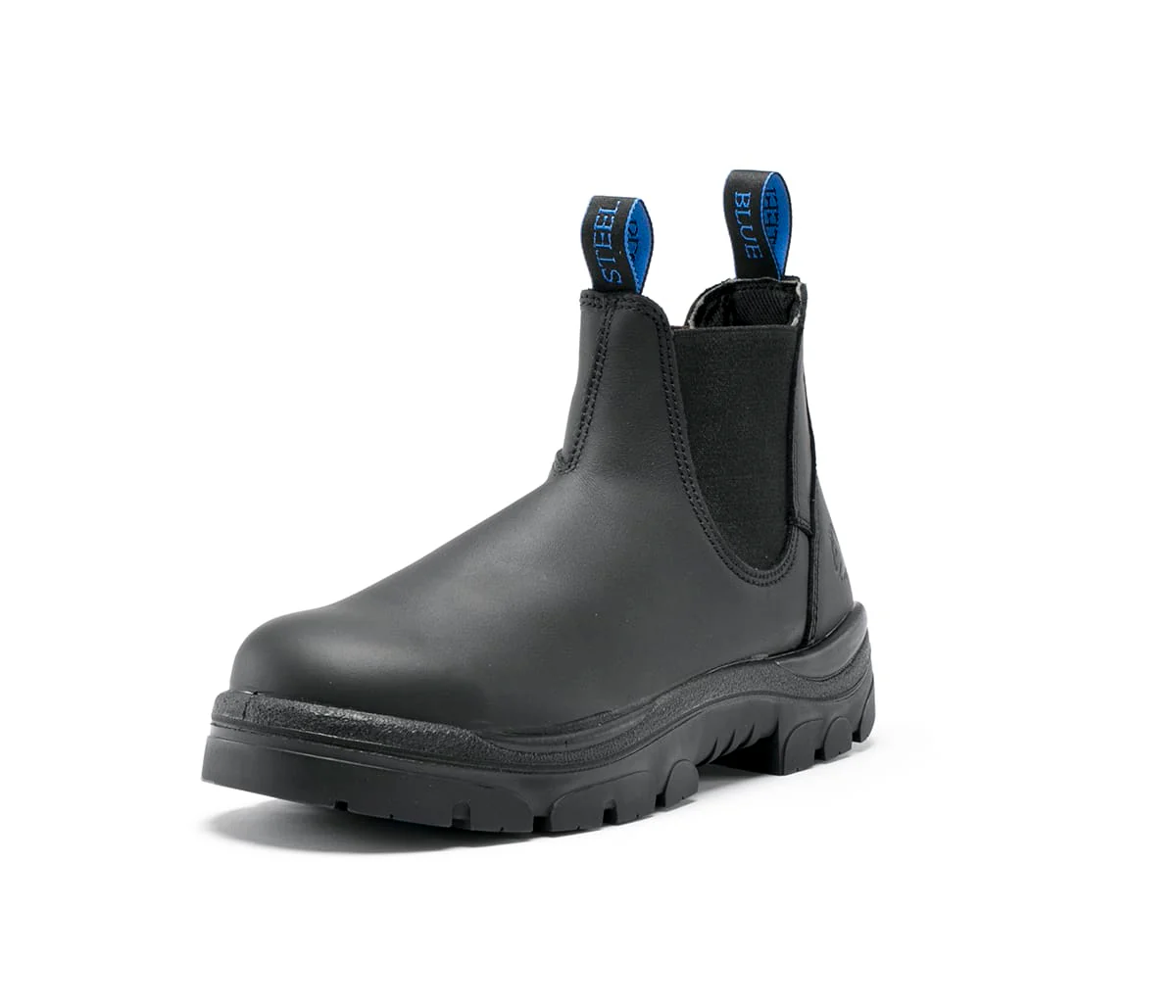 Steel Blue Hobart Men's Elastic Sided Pull On Safety Boot (312101) - Image 9