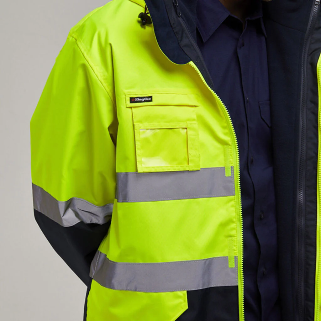 King Gee 4 in 1 Waterproof Wet Weather Jacket (K55300) - Image 3