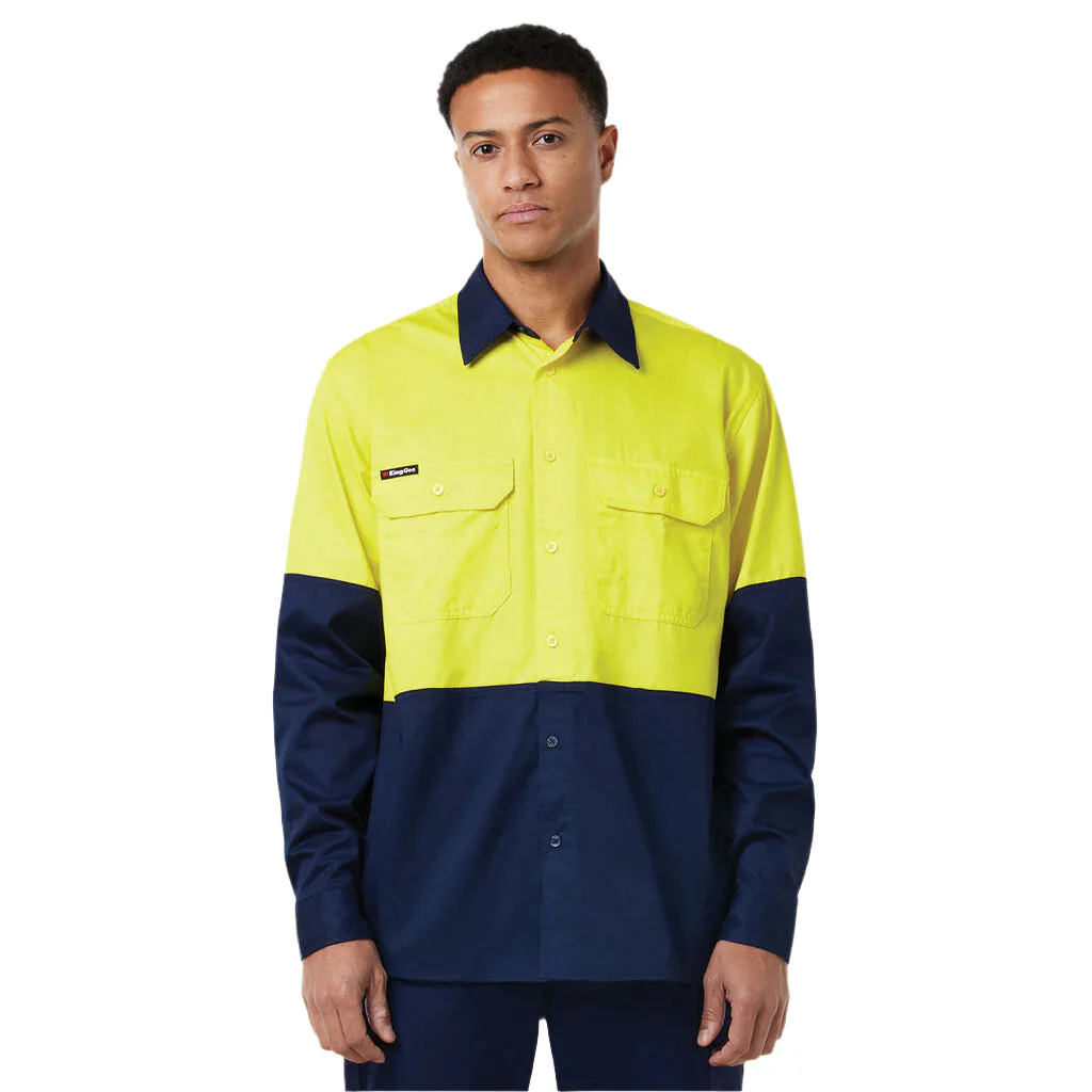 King Gee Originals Vented Drill Shirt (K54020) - Image 6