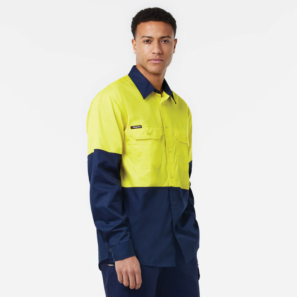 King Gee Originals Vented Drill Shirt (K54020) - Image 7