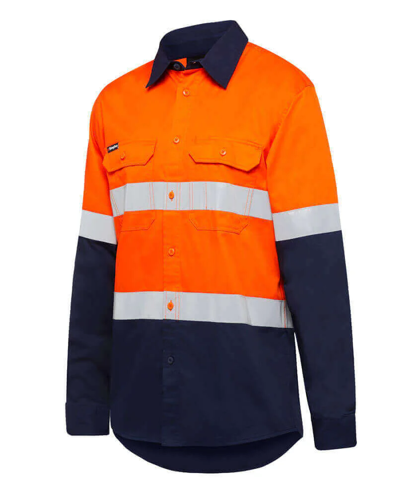 King Gee Originals Vented Drill Shirt Taped (K54025) - Image 11
