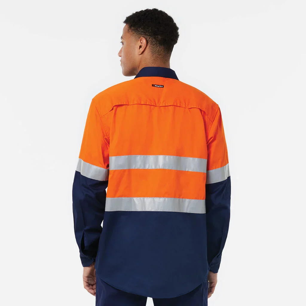 King Gee Originals Vented Drill Shirt Taped (K54025) - Image 3
