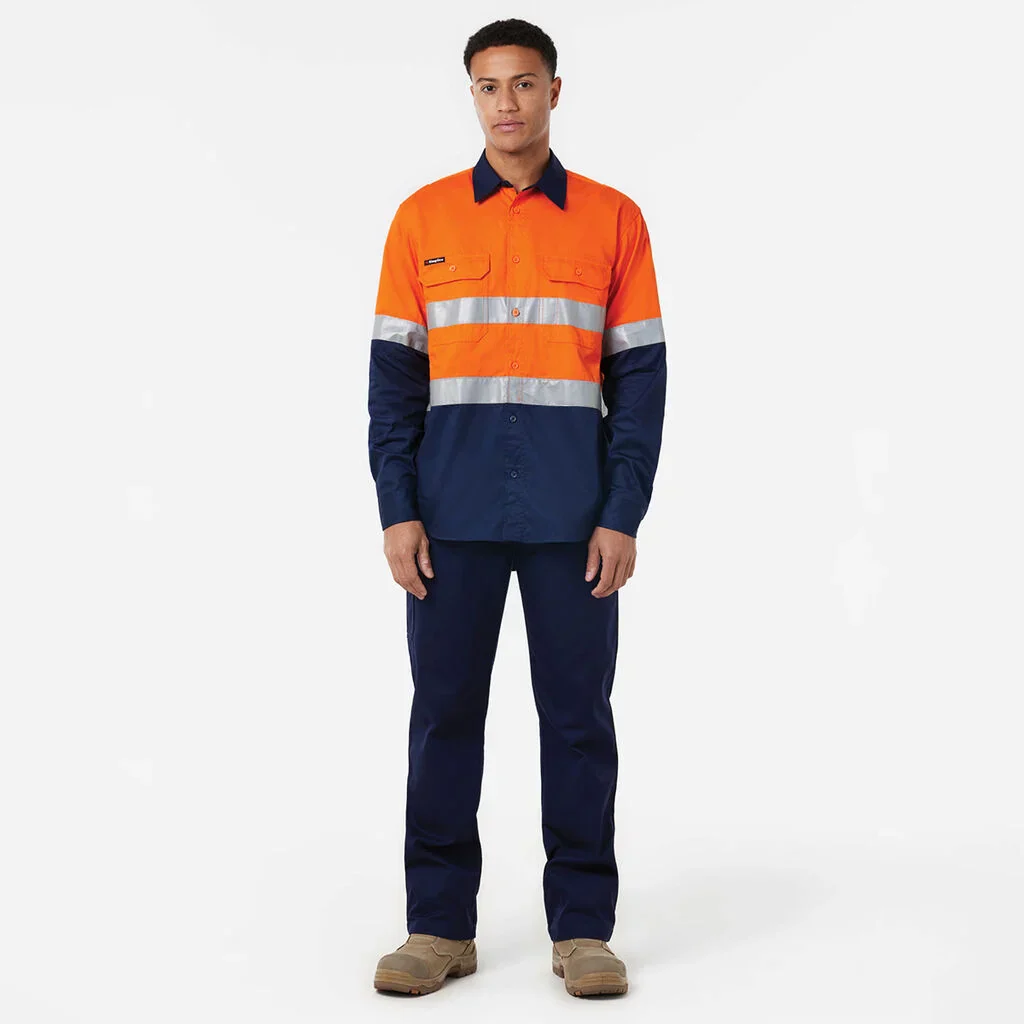 King Gee Originals Vented Drill Shirt Taped (K54025) - Image 4