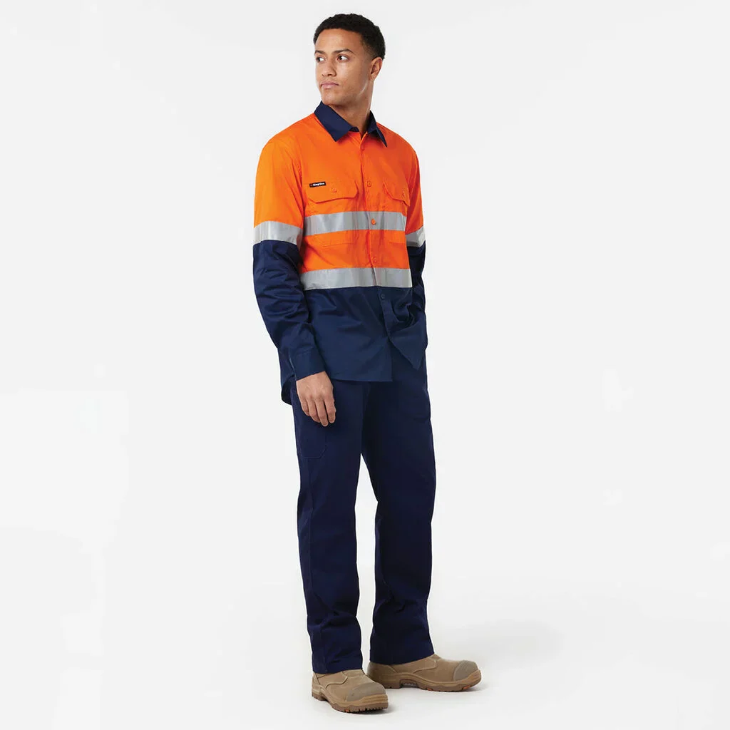 King Gee Originals Vented Drill Shirt Taped (K54025) - Image 5