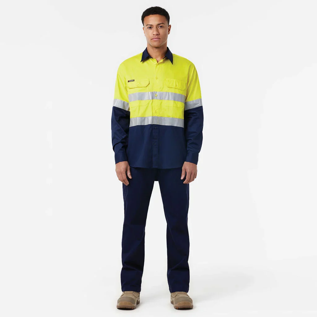 King Gee Originals Vented Drill Shirt Taped (K54025) - Image 9