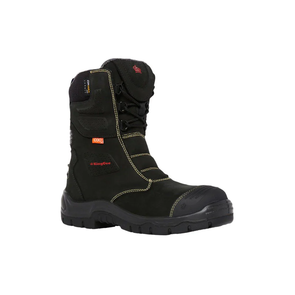 King Gee Bennu Rigger Steel Toe Safety Work Boots With Scuff Cap (K27174) - Image 5