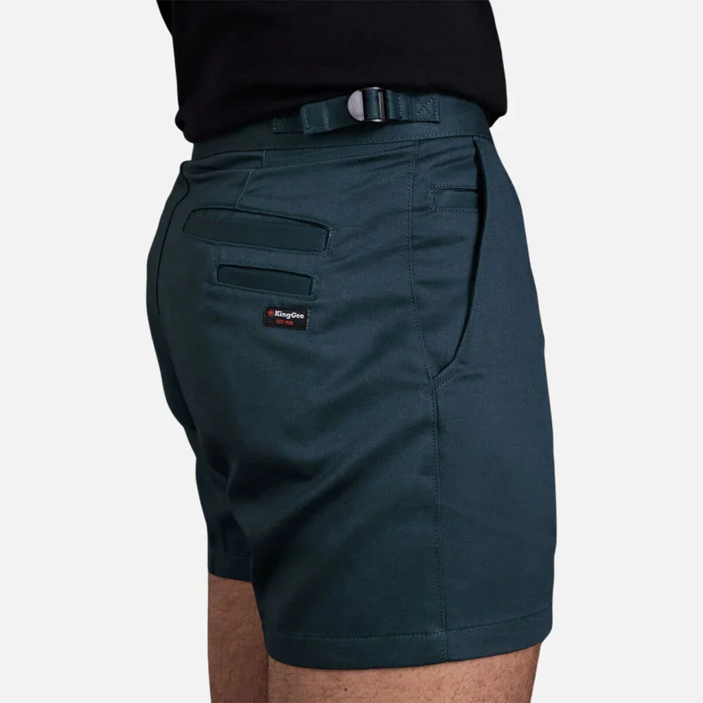 King Gee Originals Side Tab Cotton Drill Work Shorts (K07010) - Image 4
