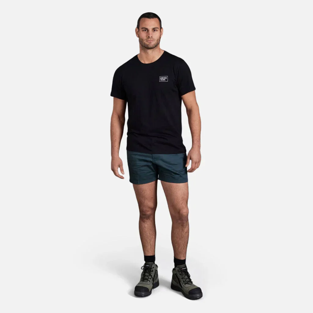 King Gee Originals Side Tab Cotton Drill Work Shorts (K07010) - Image 5