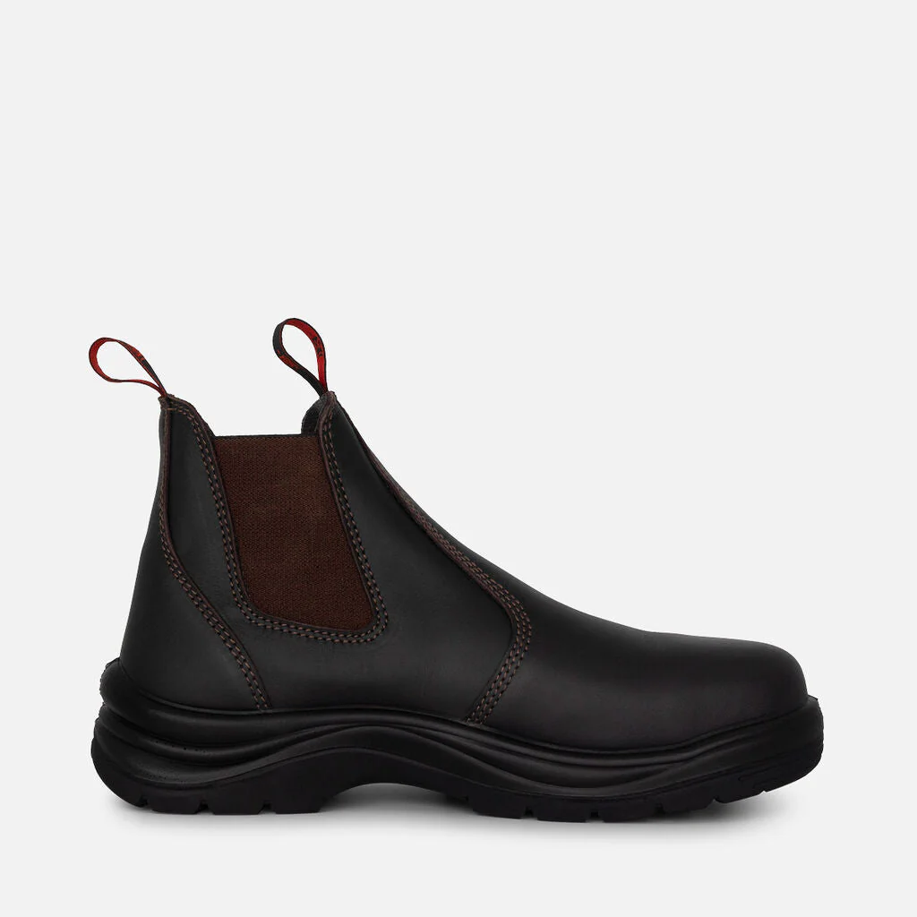 King Gee Flinders Leather Steel Cap Gusset Work Boots (K25500) - Image 2