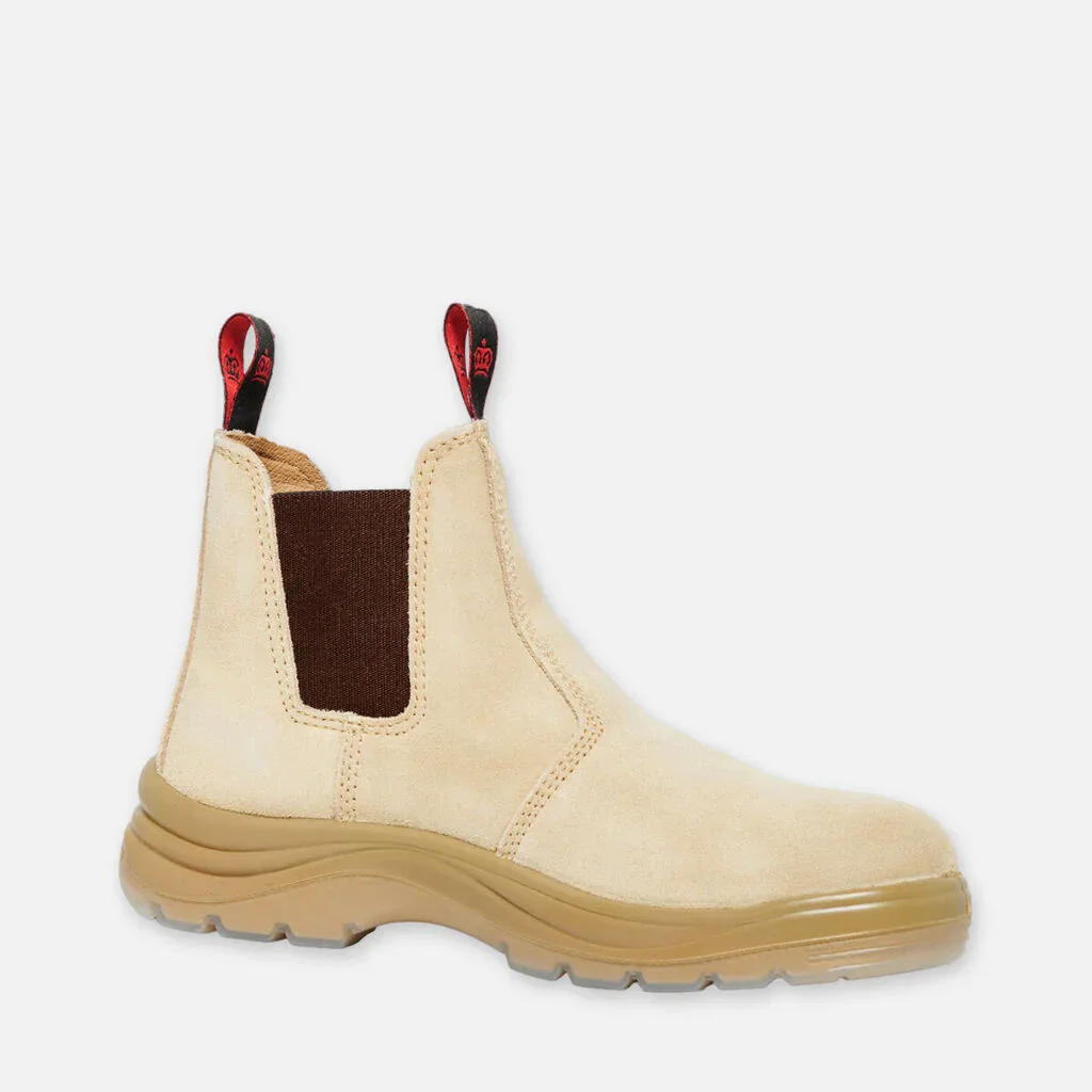 King Gee Flinders Suede Steel Cap Gusset Work Boots (K25180) - Image 3