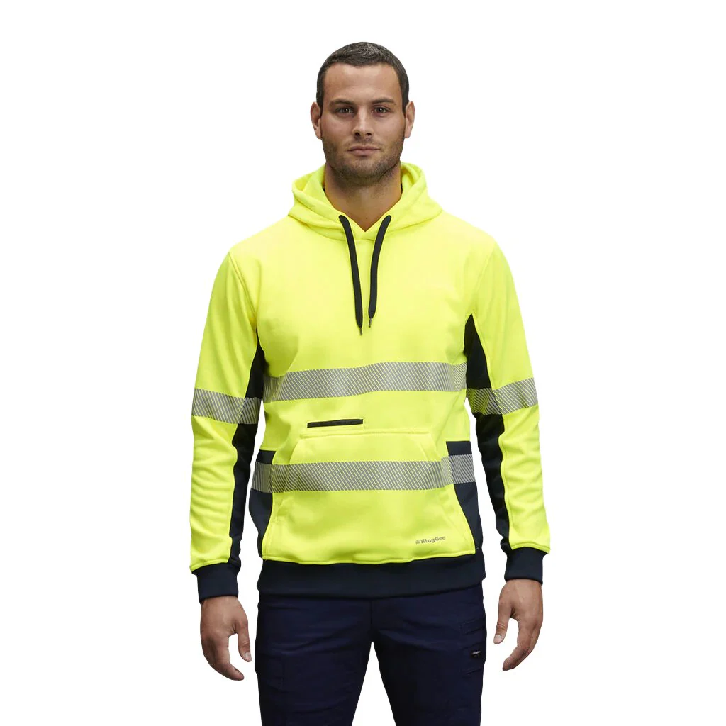 King Gee Hi-Vis Reflective Pullover Hoodie (K55054) - Image 6