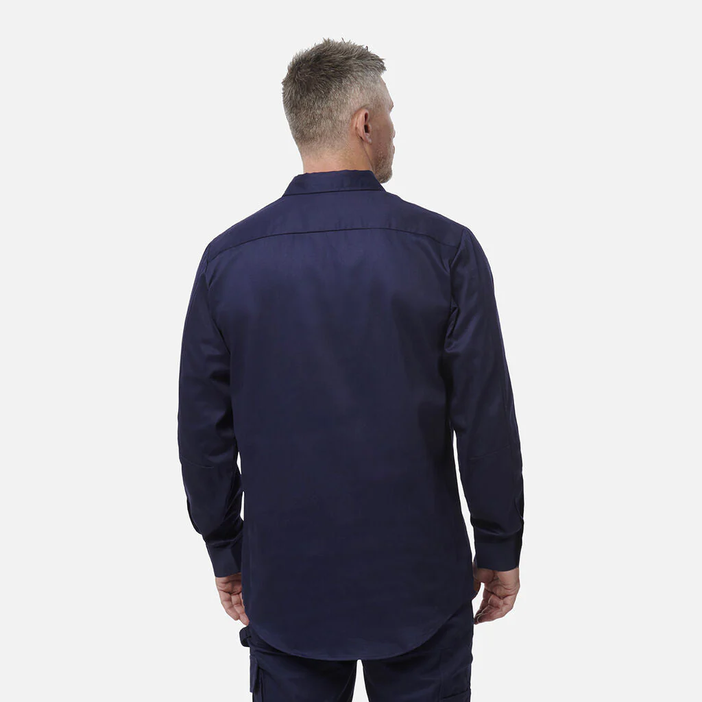 King Gee Originals Long Sleeve Closed Front Cotton Drill Work Shirt (K04020) - Image 10