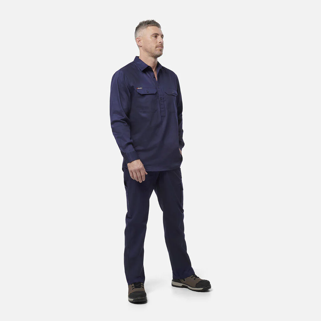King Gee Originals Long Sleeve Closed Front Cotton Drill Work Shirt (K04020) - Image 15