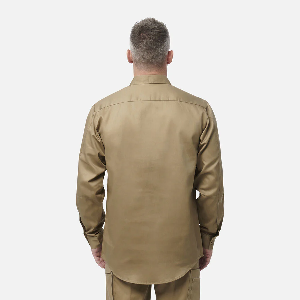 King Gee Originals Long Sleeve Closed Front Cotton Drill Work Shirt (K04020) - Image 4
