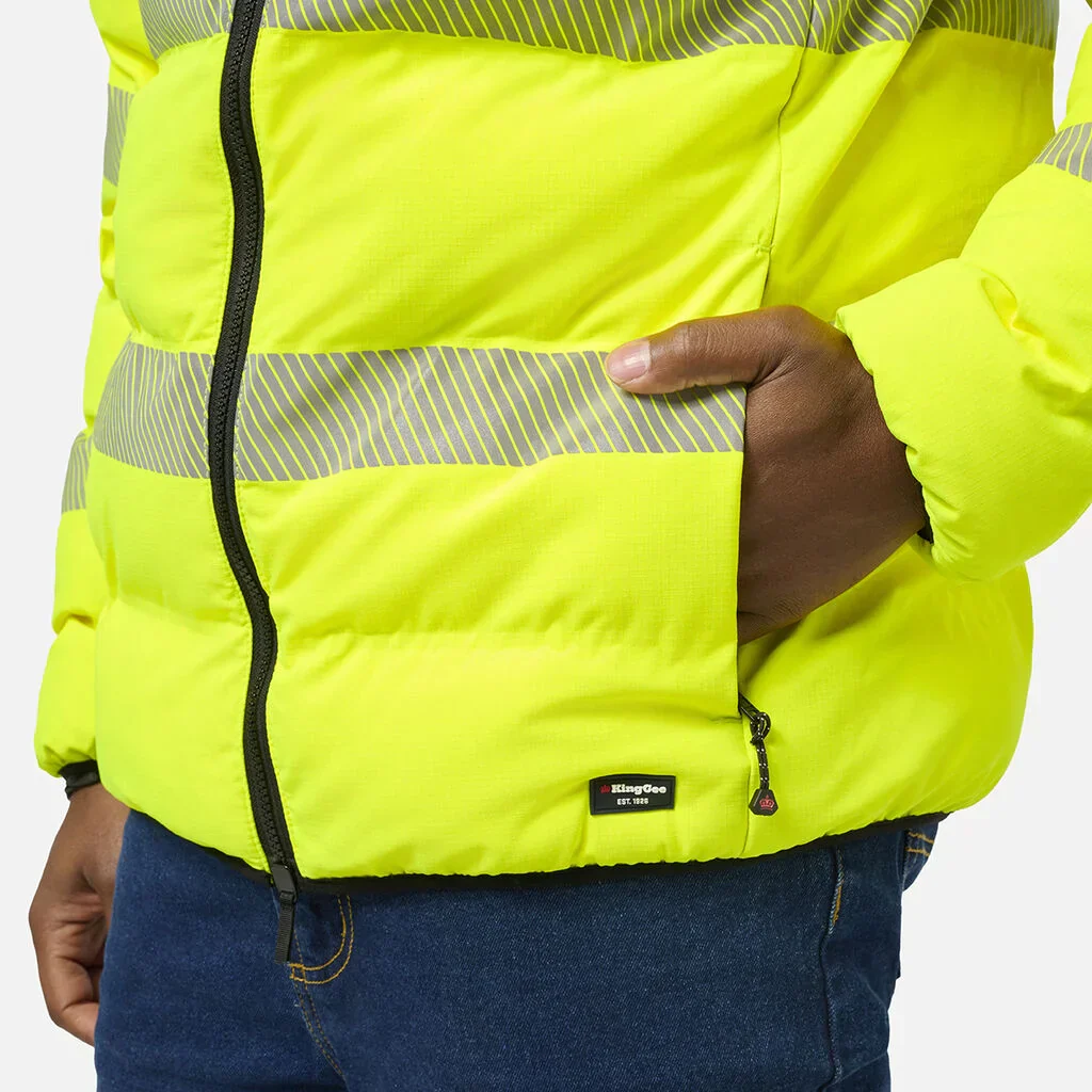 King Gee Originals DWR Reflective Puffer Jacket (K55011) - Image 16
