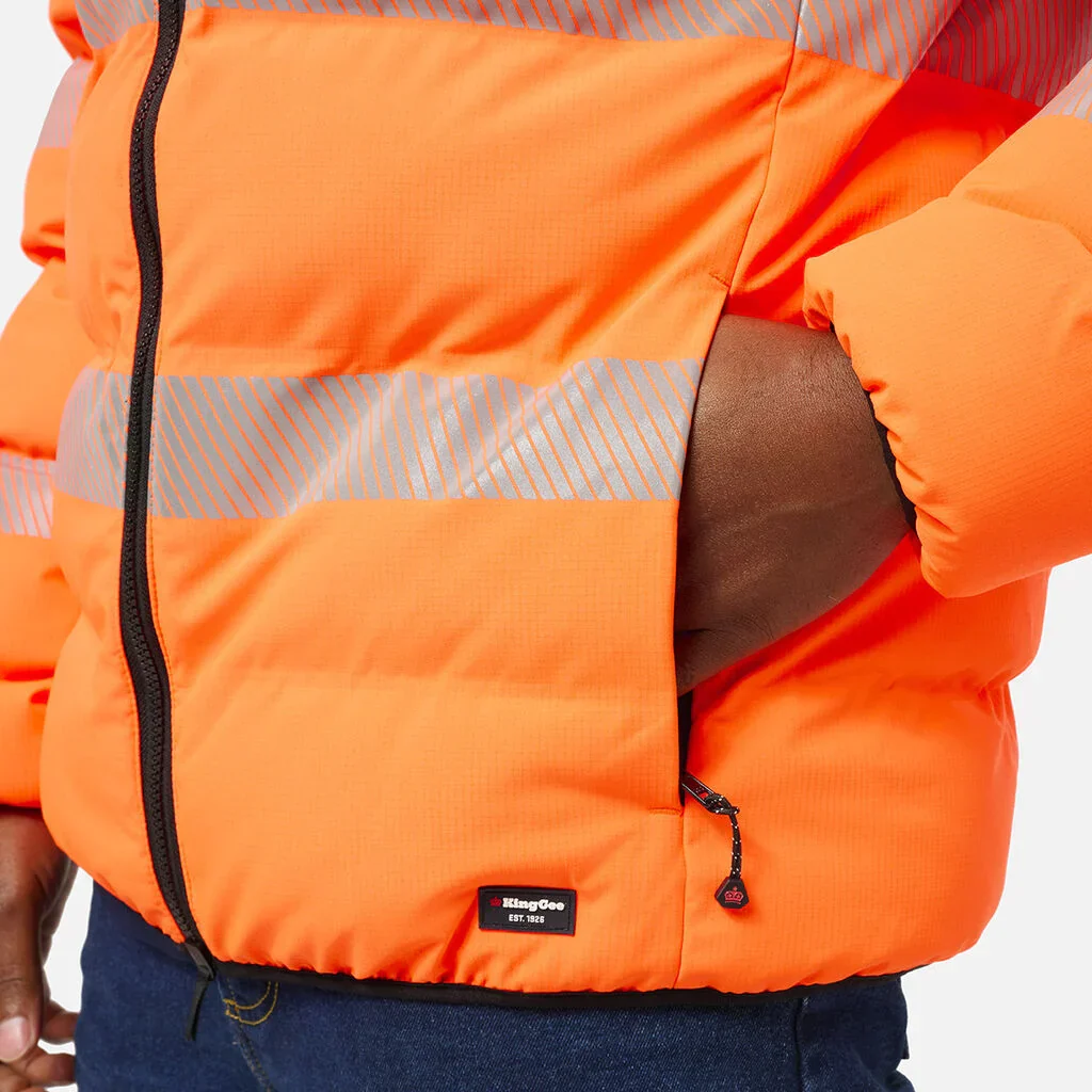 King Gee Originals DWR Reflective Puffer Jacket (K55011) - Image 6