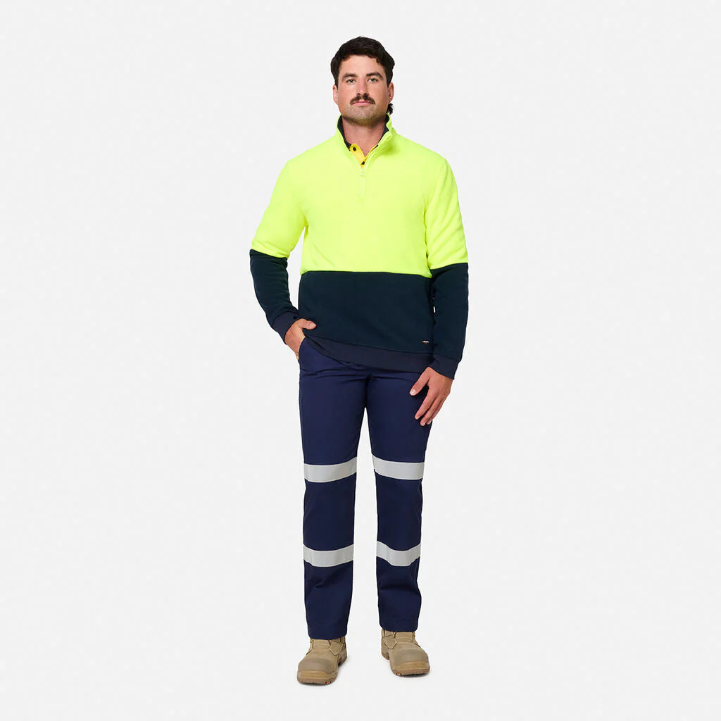 King Gee Originals Hi-Vis 1/4 Zip Polar Fleece Pullover (K55021) - Image 10