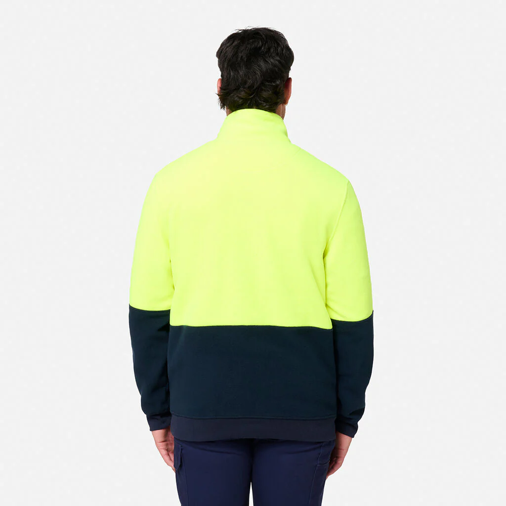 King Gee Originals Hi-Vis 1/4 Zip Polar Fleece Pullover (K55021) - Image 7