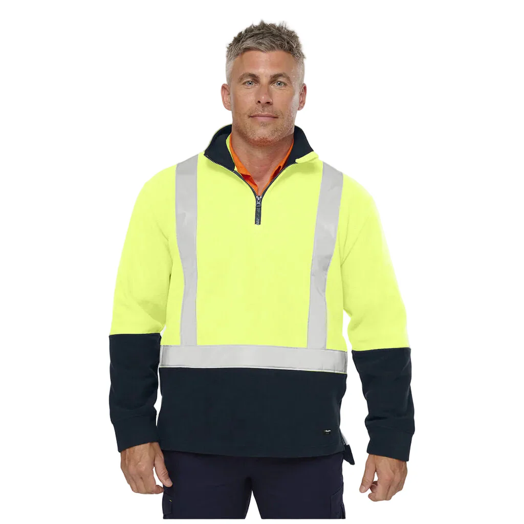 King Gee Originals Hi-Vis 1/4 Zip Pullover (K55014) - Image 2