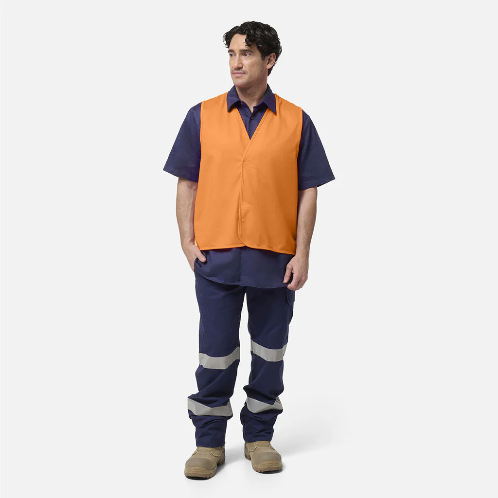 King Gee Originals Hi Vis Polyester Vest (K57001) - Image 7