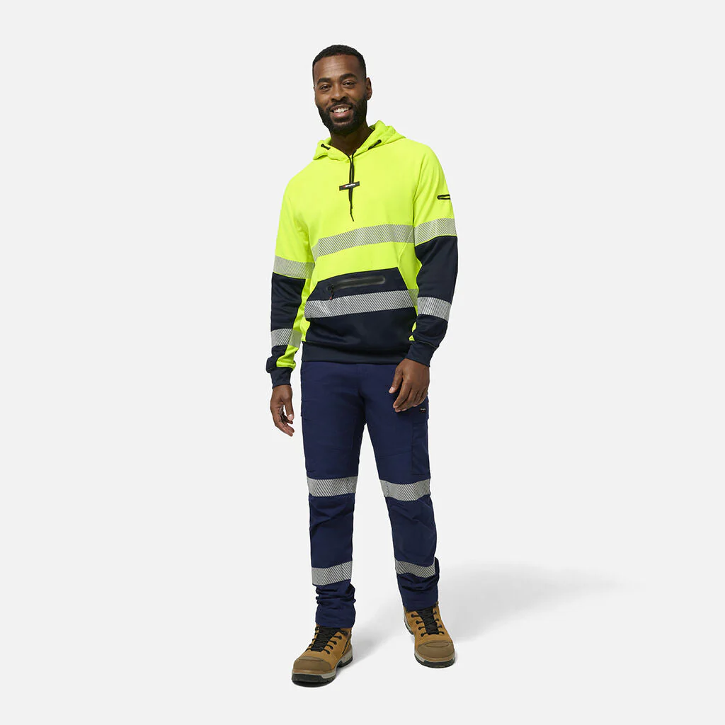 King Gee Originals Hi Vis Reflective Water Repellant Hoodie (K55013) - Image 16