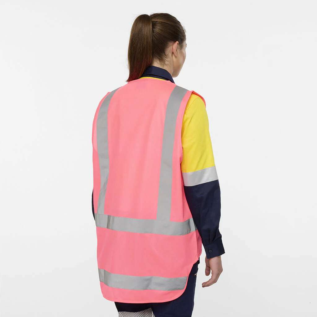 King Gee Originals Hi-Vis Safety X Back Vest (K57003) - Image 12