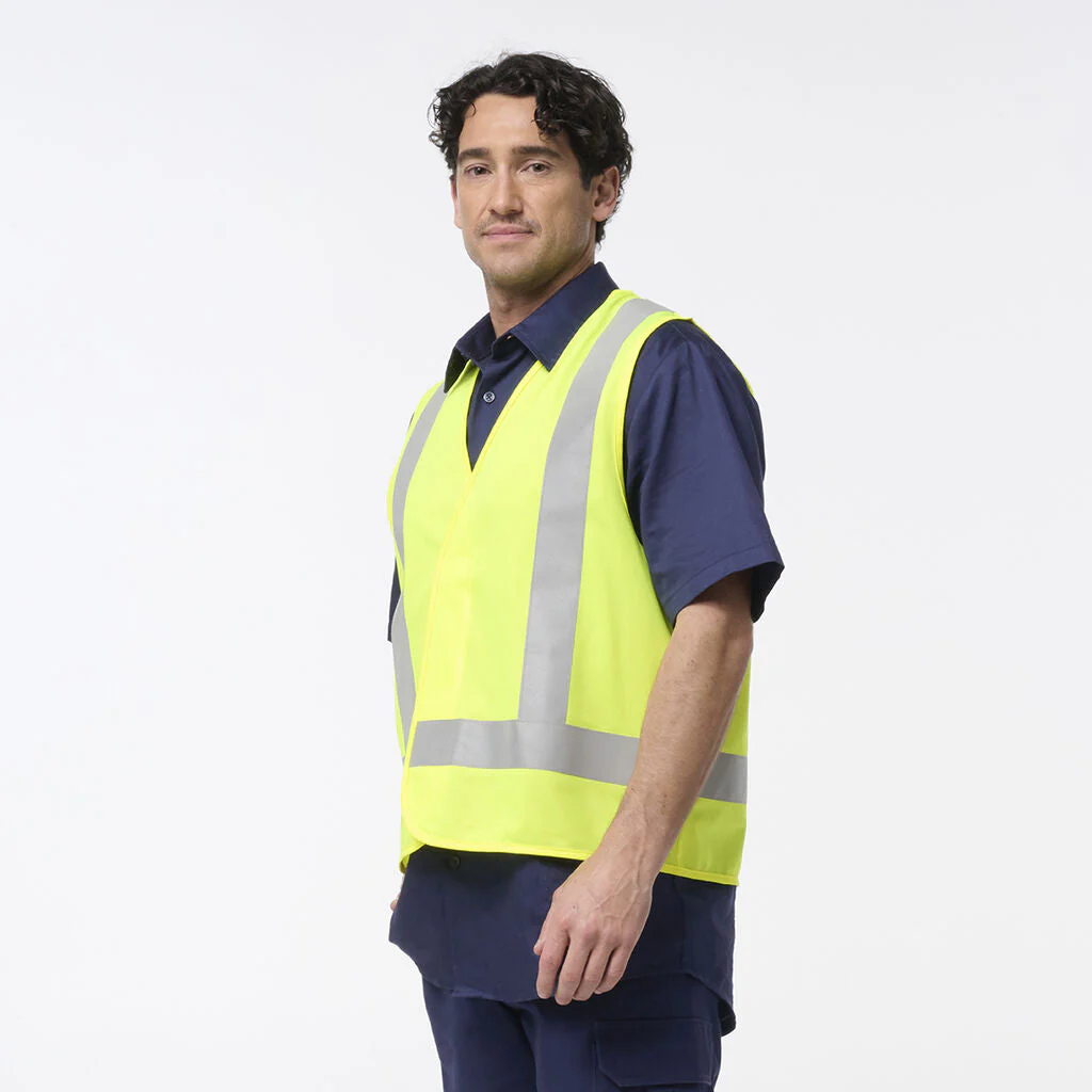 King Gee Originals Hi-Vis Safety X Back Vest (K57003) - Image 8