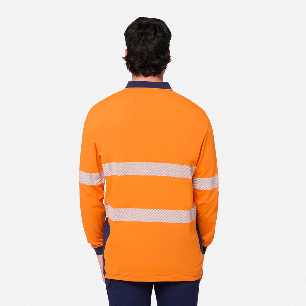 King Gee Originals Hi-Vis Spliced Cotton Polo (K54926) - Image 3
